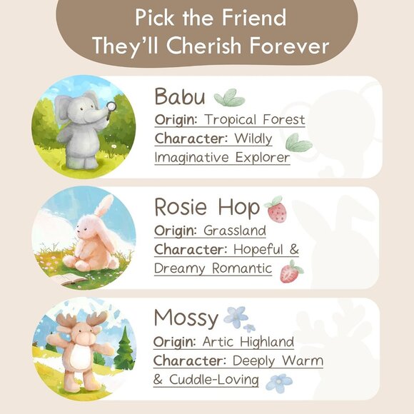 Toddler Plush Backpack with Take-Along Toy for Kids Age 2-4, Reindeer stuffed - Picture 8 of 9